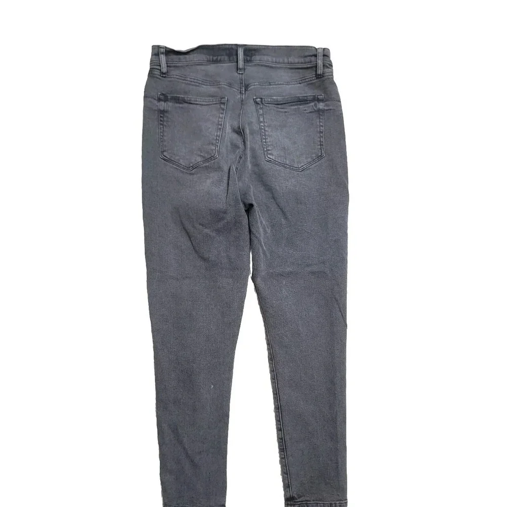 LOFT‎ Gray The Skinny Button Fly Jeans Women's 10/30